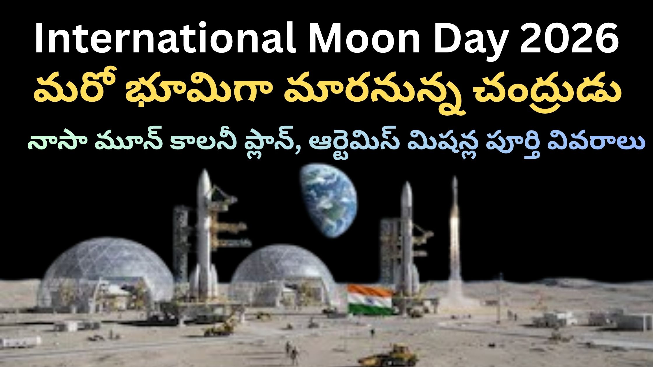 INTERNATIONAL MOON DAY 2026: Moon to become another earth.