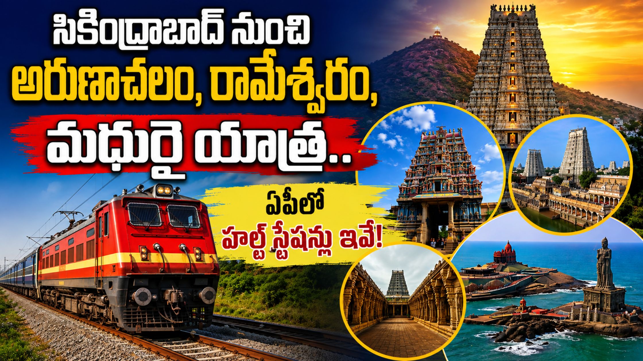 Divya Dakshina Yatra 2026: Special train from Secunderabad to Arunachalam, Rameswaram, Madurai, these are the halt stations in AP